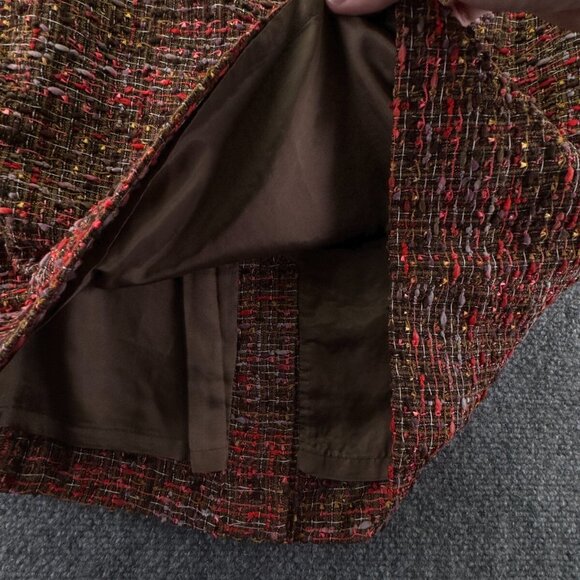 NWT J. Crew Women Pencil Skirt Size 6 Colorful $90 Zip Adult 3D Textured - Picture 11 of 14